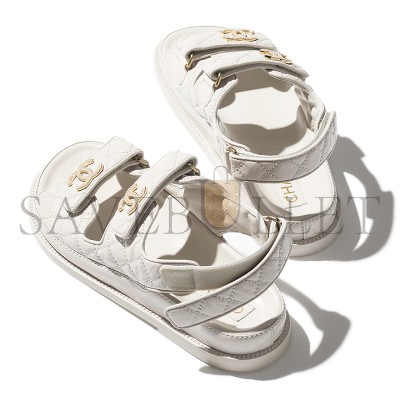 CHANEL SANDALS SHINY LAMBSKIN G35927 B20276
